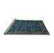 Sideview of Machine Washable Oriental Light Blue Industrial Rug, wshurb2015lblu