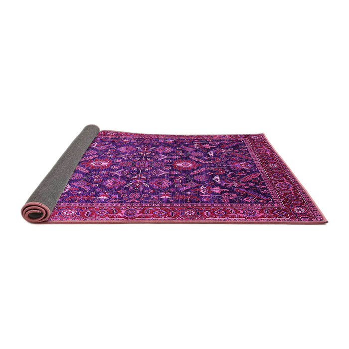 Sideview of Oriental Pink Industrial Rug, urb2015pnk