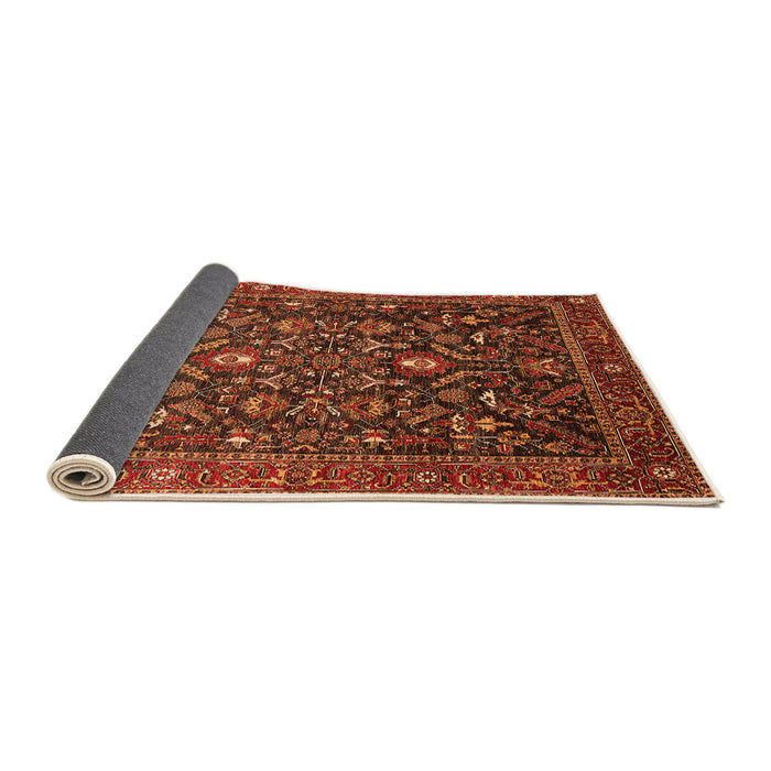 Sideview of Oriental Orange Industrial Rug, urb2015org