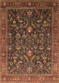 Oriental Brown Industrial Rug, urb2015brn