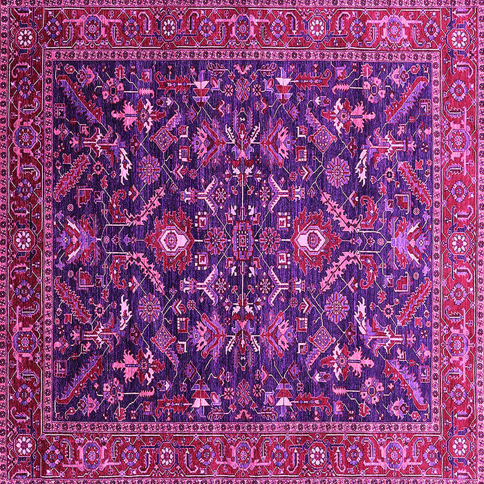 Square Oriental Pink Industrial Rug, urb2015pnk