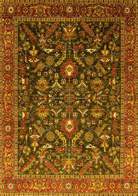 Oriental Yellow Industrial Rug, urb2015yw