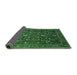 Sideview of Oriental Emerald Green Industrial Rug, urb2015emgrn