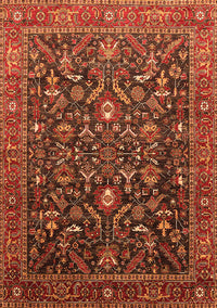 Oriental Orange Industrial Rug, urb2015org