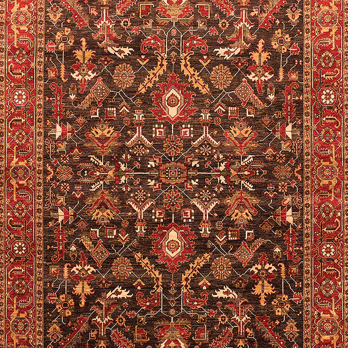 Oriental Orange Industrial Rug, urb2015org