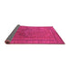 Sideview of Oriental Purple Industrial Rug, urb2016pur