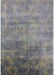 Machine Washable Industrial Modern Cloudy Gray Rug, wshurb2017