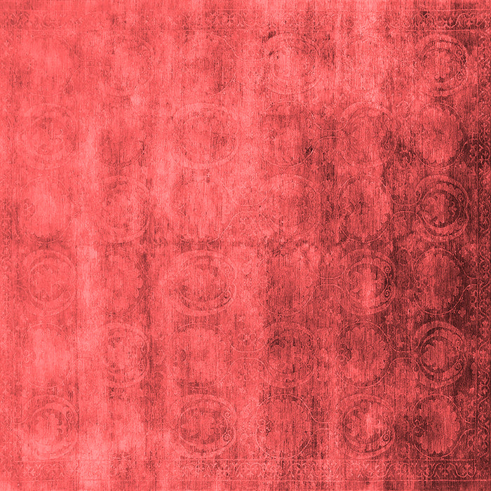 Machine Washable Oriental Red Industrial Rug, wshurb2017red