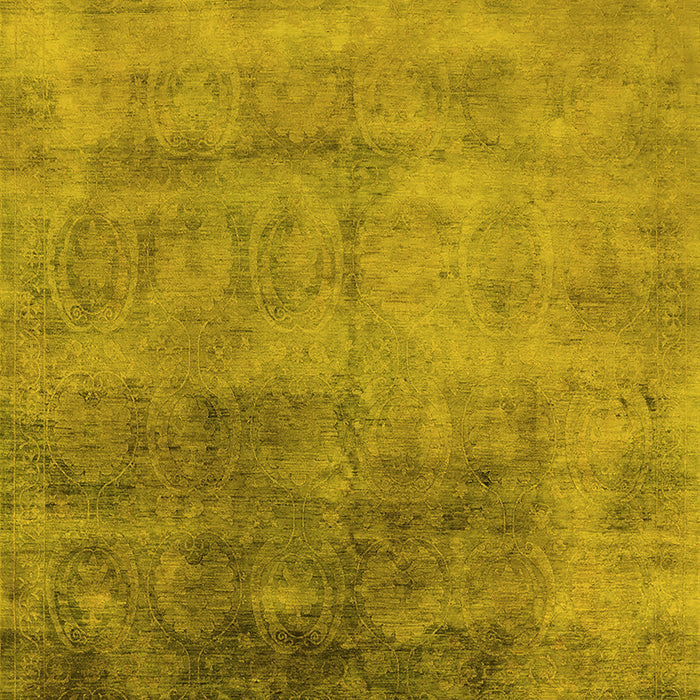 Oriental Yellow Industrial Rug, urb2017yw