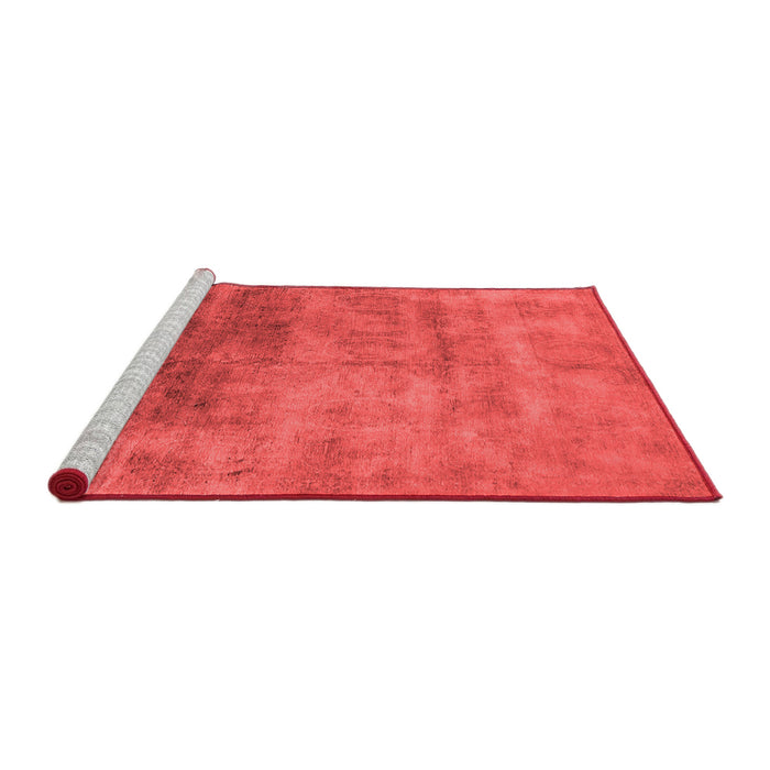 Industrial Red Washable Rugs