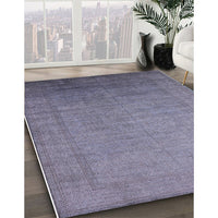 Mid-Century Modern Purple Oriental Rug, urb2018