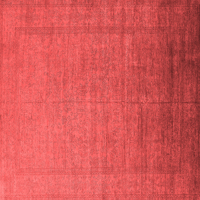 Machine Washable Oriental Red Industrial Rug, wshurb2018red