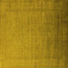 Square Oriental Yellow Industrial Rug, urb2018yw