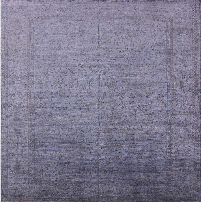 Square Machine Washable Industrial Modern Grape Purple Rug, wshurb2018