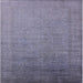 Square Machine Washable Industrial Modern Grape Purple Rug, wshurb2018