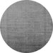 Round Oriental Gray Industrial Rug, urb2018gry