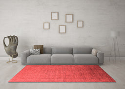 Industrial Red Washable Rugs
