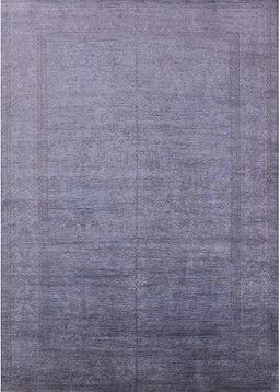 Mid-Century Modern Purple Oriental Rug, urb2018