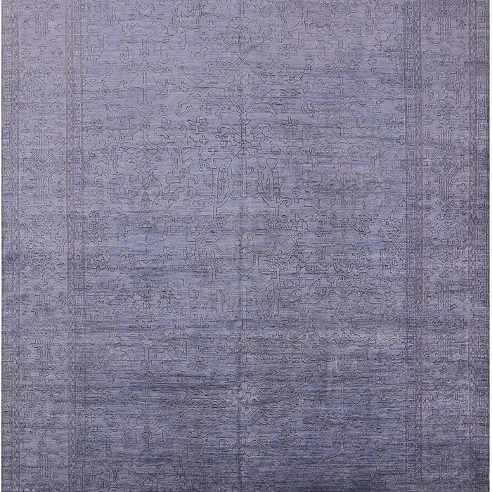 Mid-Century Modern Purple Oriental Rug, urb2018