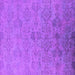 Square Oriental Purple Industrial Rug, urb2019pur