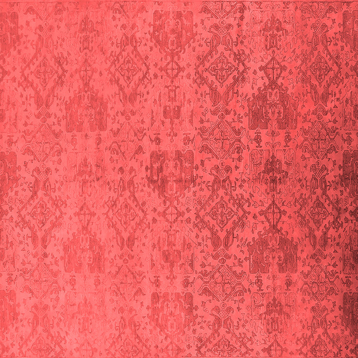 Machine Washable Oriental Red Industrial Rug, wshurb2019red