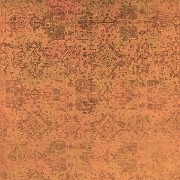 Oriental Orange Industrial Rug, urb2019org