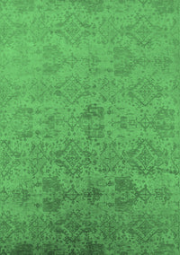 Oriental Emerald Green Industrial Rug, urb2019emgrn