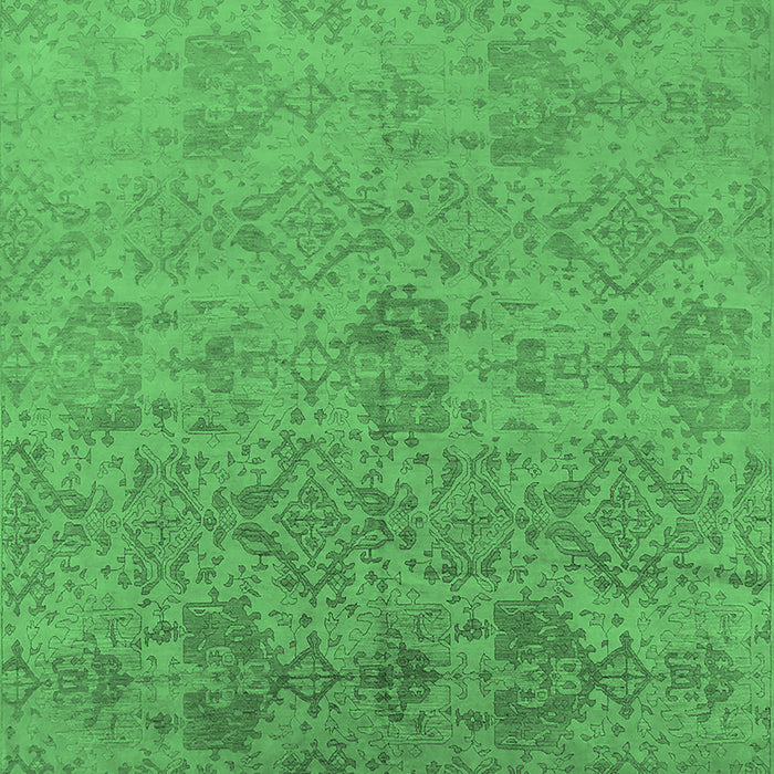 Oriental Emerald Green Industrial Rug, urb2019emgrn