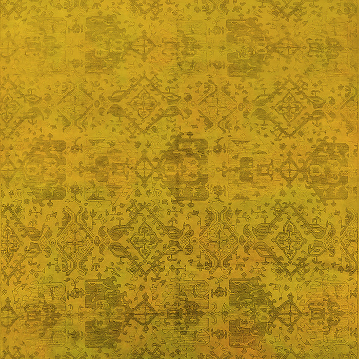 Oriental Yellow Industrial Rug, urb2019yw