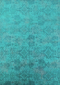 Oriental Turquoise Industrial Rug, urb2019turq