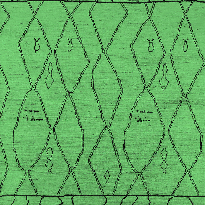 Solid Emerald Green Modern Rug, urb2020emgrn