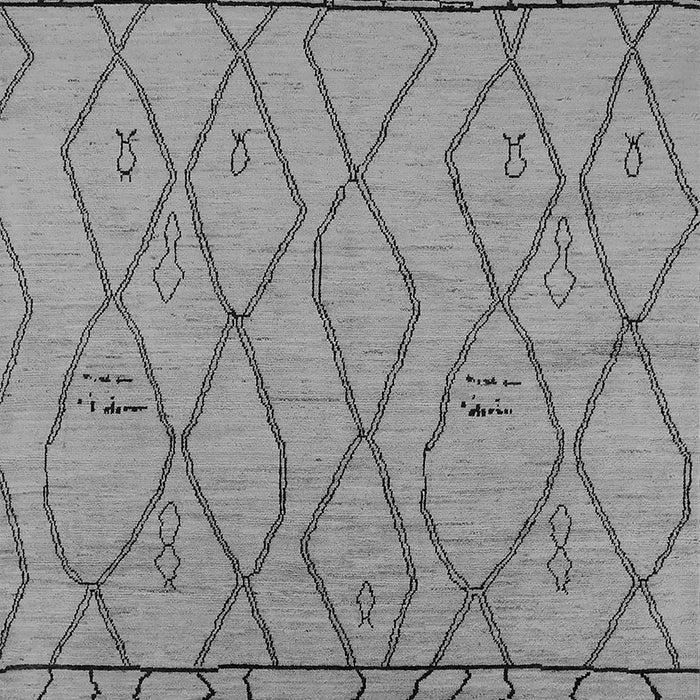 Machine Washable Solid Gray Modern Rug, wshurb2020gry