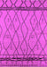 Machine Washable Solid Pink Modern Rug, wshurb2020pnk