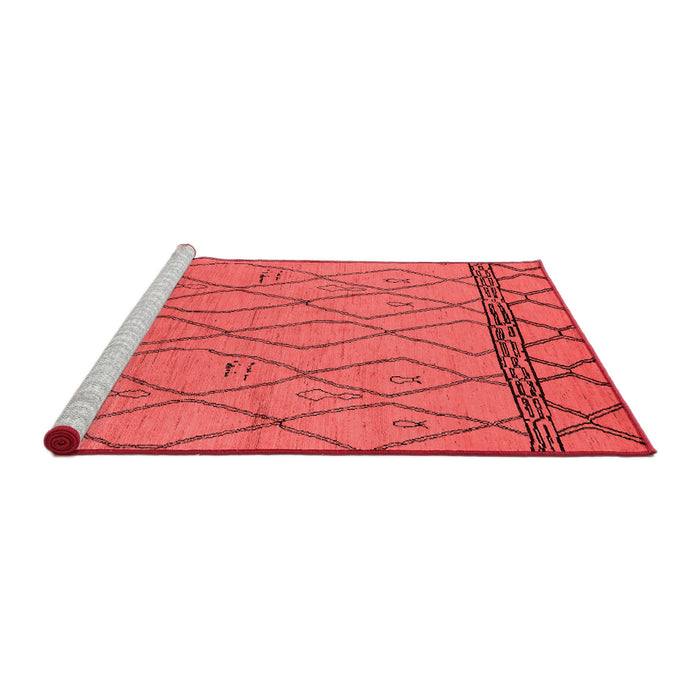 Modern Red Washable Rugs