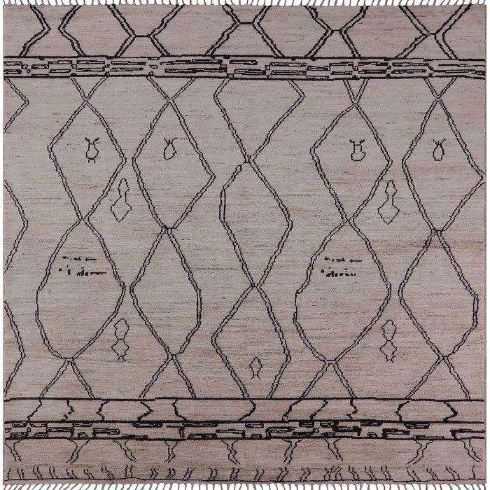 Square Machine Washable Industrial Modern Puce Purple Rug, wshurb2020