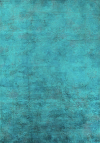 Oriental Turquoise Industrial Rug, urb2021turq