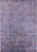 Mid-Century Modern French Lilac Purple Oriental Rug, urb2021