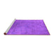 Sideview of Machine Washable Oriental Purple Industrial Area Rugs, wshurb2021pur