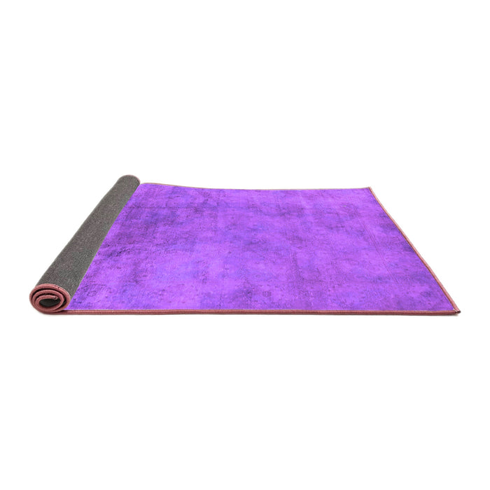 Sideview of Oriental Purple Industrial Rug, urb2021pur