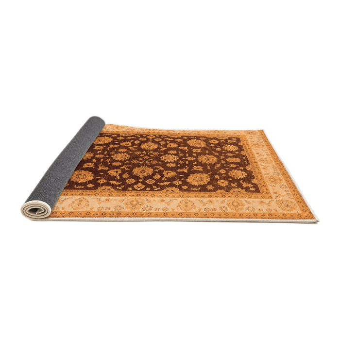 Sideview of Oriental Orange Traditional Rug, urb2022org