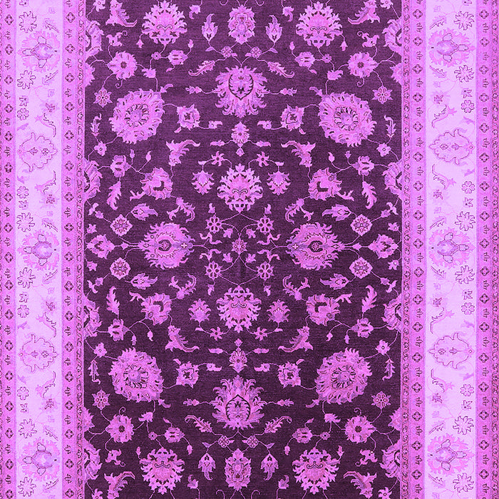 Machine Washable Oriental Purple Traditional Area Rugs, wshurb2022pur