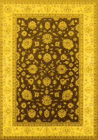 Oriental Yellow Traditional Rug, urb2022yw