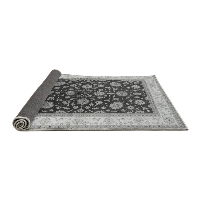 Sideview of Oriental Gray Traditional Rug, urb2022gry