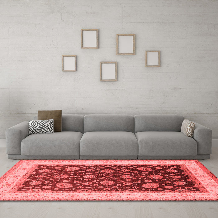 Traditional Red Washable Rugs