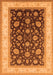 Machine Washable Oriental Orange Traditional Area Rugs, wshurb2022org