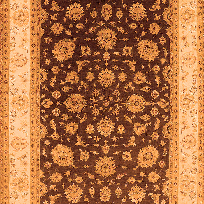 Oriental Orange Traditional Rug, urb2022org