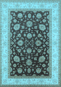 Oriental Light Blue Traditional Rug, urb2022lblu