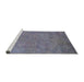 Sideview of Machine Washable Industrial Modern Grape Purple Rug, wshurb2023