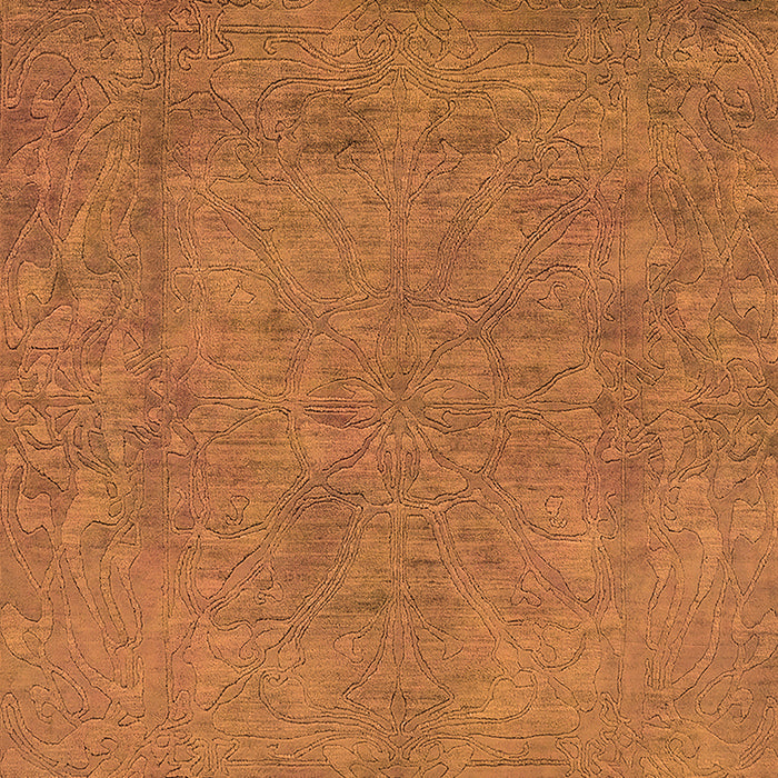 Machine Washable Oriental Orange Industrial Area Rugs, wshurb2023org