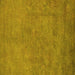 Square Oriental Yellow Industrial Rug, urb2023yw